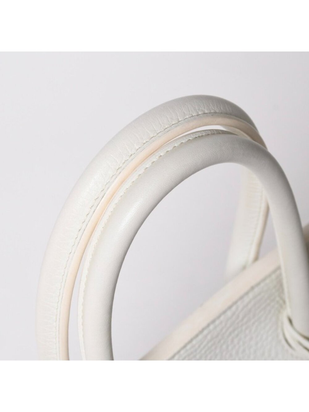 Hermes Birkin 30 Handbag White Taurillon Clemence Gold - Picture 6 of 16